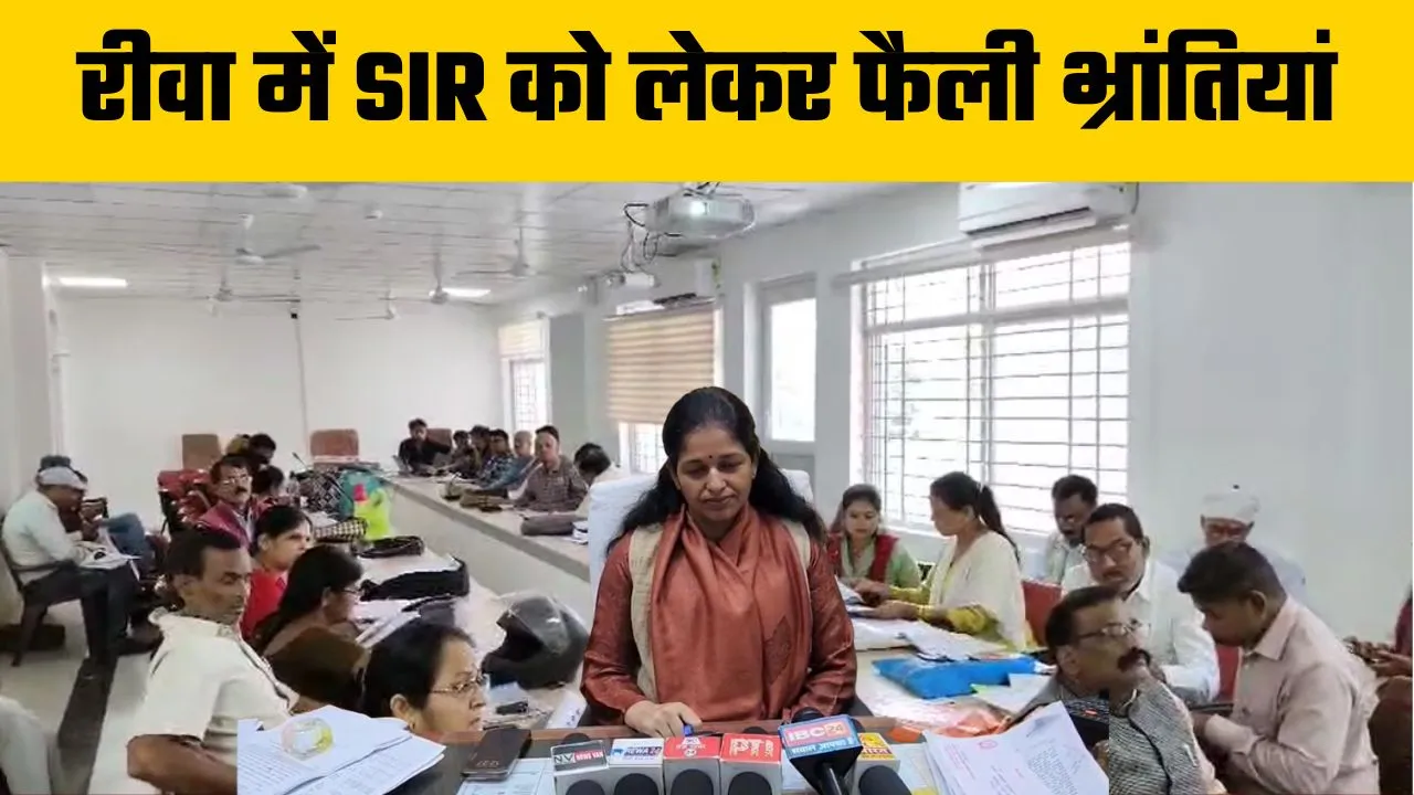 रीवा में SIR को लेकर फैली भ्रांतियां। कलेक्टर प्रतिभा पाल नें कहा बिल्कुल ना हो भयभीत, कलेक्टर ने कहा, किसी को नहीं है भटकने की जरूरत, आपके घर 3 बार आएंगे BLO सिर्फ भरना होगा फार्म।