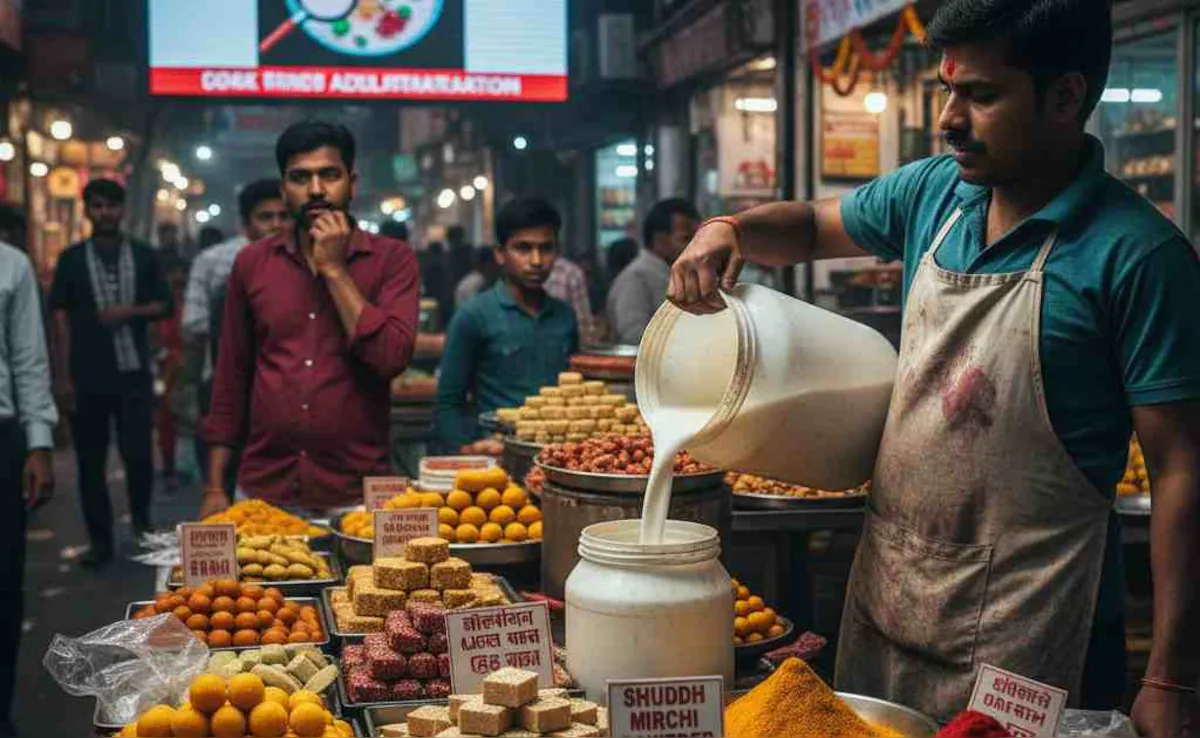 बाजार में मिलावटी खाद्य पदार्थों का बढ़ता खतरा