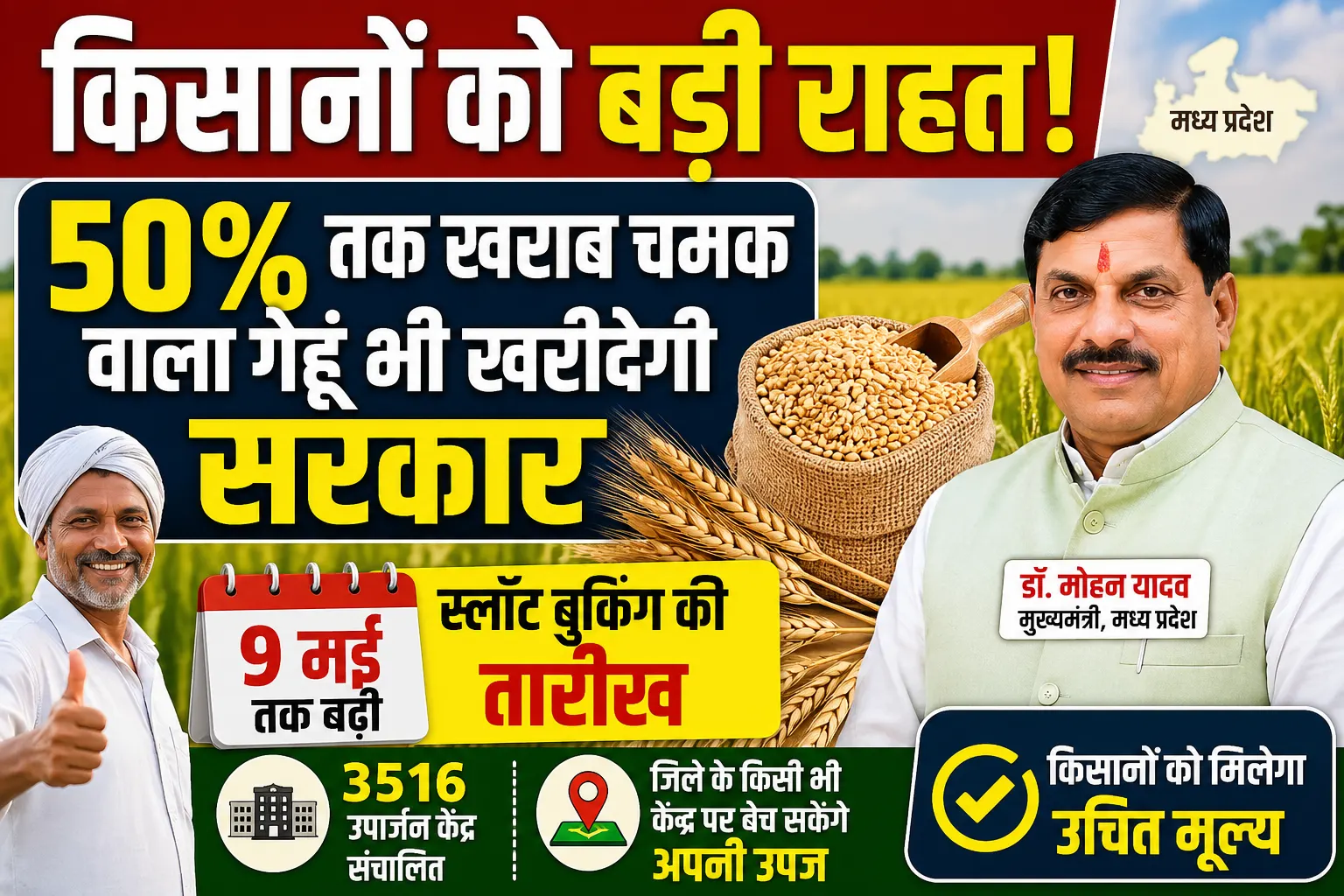 किसानों को बड़ी राहत