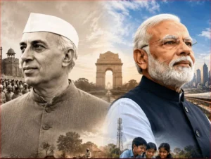 Modi left Nehru Behind