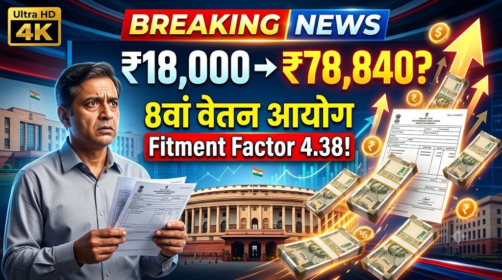 8th Pay Commission Big Update: क्या कर्मचारियों की बेसिक सैलरी ₹78,840 हो जाएगी?
