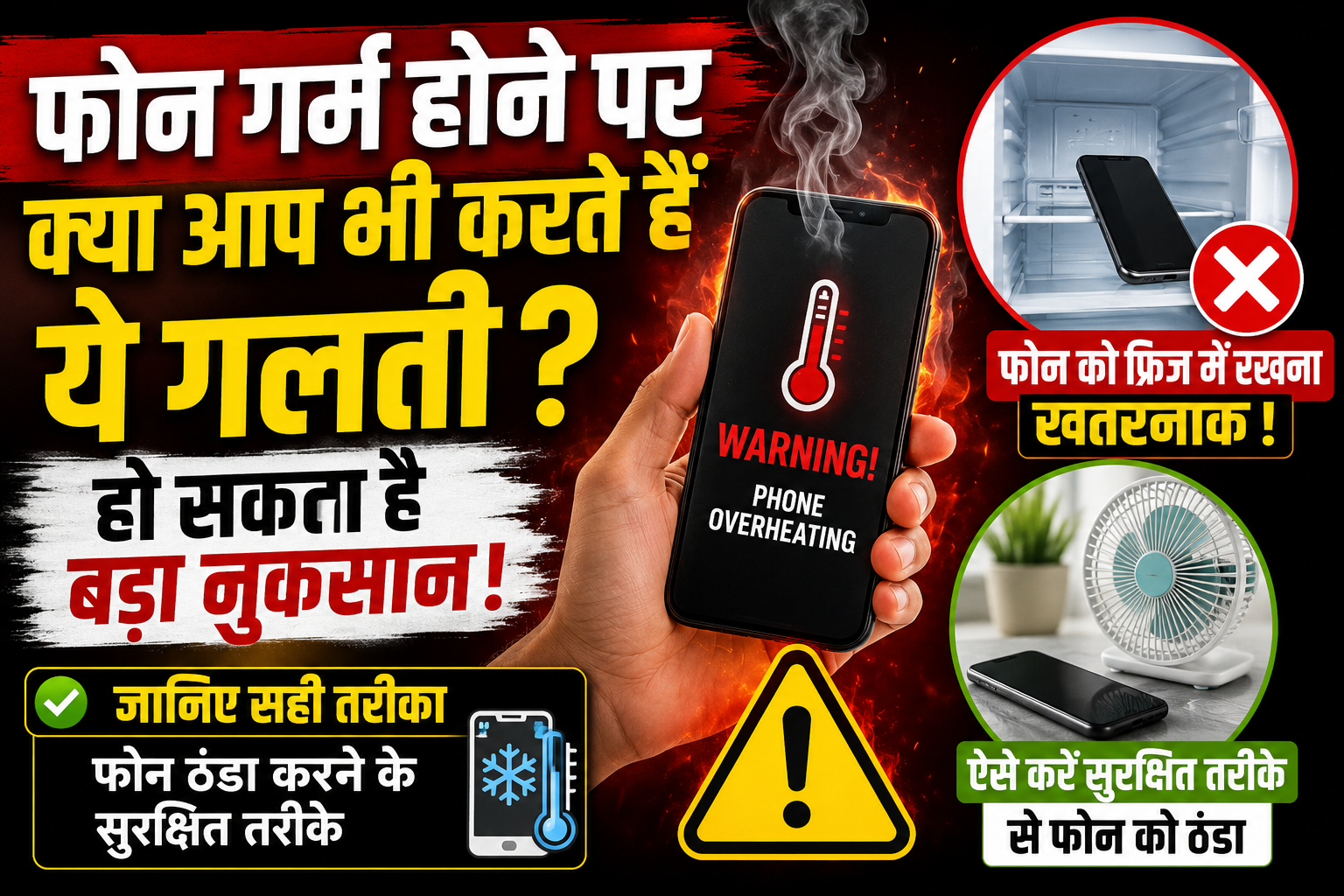 Phone Garam Tips: फोन गर्म होने पर भूलकर भी न करें ये गलती, हो सकता है बड़ा नुकसान